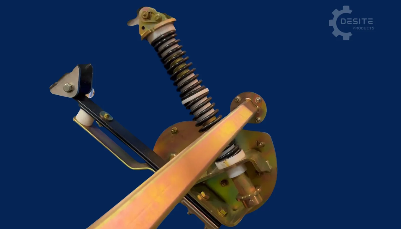 Spring suspension system detail